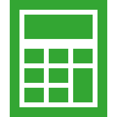 Rechner als Symbol für Arbeitslosengeldrechner